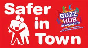 Safer In Town Logo Cdp